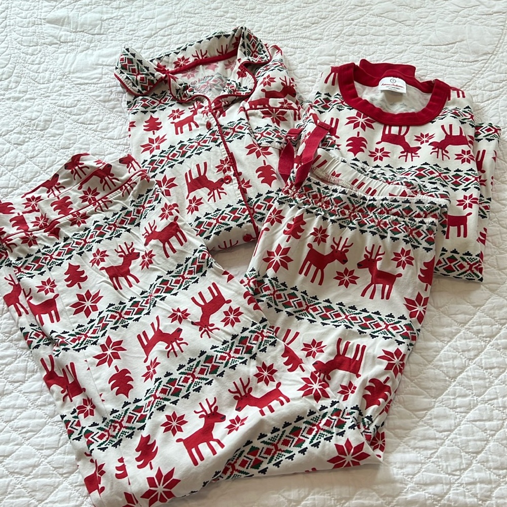Christmas Hanna Anderson Dear Deer Pajamas Bundle